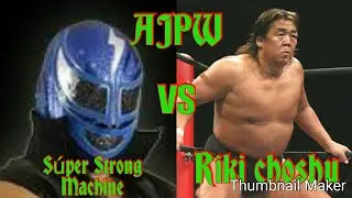 Riki choshu vs s&uacute;per strong machine AJPW