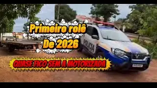 Primeiro rolê de 2026 quase fico sem a motorizada 
