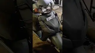 Activa full wrap | Nado grey wrap in Activa | modified Activa | black Activa | #black