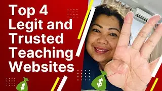 Top 4 LEGIT and TRUSTED Teaching Job Websites | Apply Now!!!