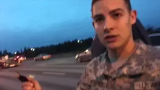Mercedes catches fire on I-205, causes panic, eventual explosion