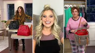 Dooney & Bourke Florentine Leather Convertible Shopper on QVC