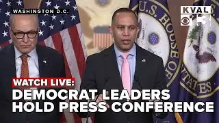 Jeffries and Schumer hold press conference