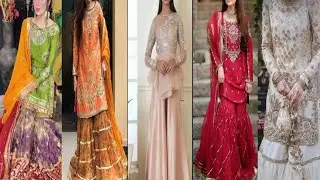 Girls Sharara bridal trash/Gharara Design For Wedding new design/ gharara design 2023 |