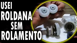 Manutenção Em Box De Banheiro - Coloquei Roldanas Sem Rolamento Nesse Box