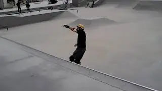 Front side grind & a rock n roll Pedlow skatepark