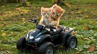 Mama Cat Earns Money to Fund Her Kitten&rsquo;s Quad Bike Adventure! 🐾🏍️