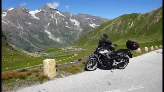 Grossglockner 2020 august with Honda NC 750XD