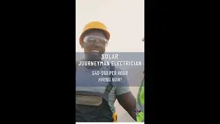 Now Hiring: Solar Journeyman Electrician