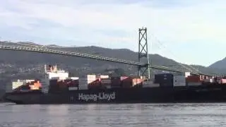 Container Ship OAKLAND EXPRESS inbound into Vancouver, BC (June 6, 2016)