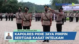 Kapolres Pidie Jaya Pimpin Sertijab Kasat Intelkam