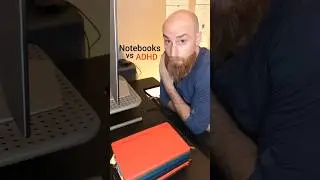 Notebooks vs ADHD #adhd #executivedysfunction #planner #adhdawareness