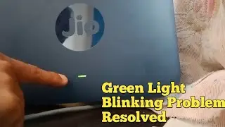Green light Blinking Problem Resolved Jio Fibre Network/Jio fibre green light and Red light blinking