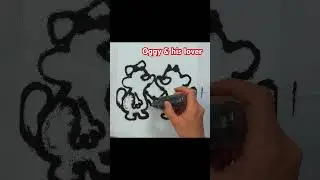 Oggy & His Lover- #Oggy, #color, #painting, , #Crayons, #ASMR, #ART, #Avatar, #FireandAsh