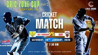 CricZone Cup Edition 3 KCT 7 Brothers vs KKM