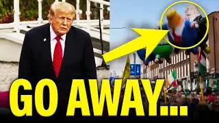 Trump gets RUDE AWAKENiNG in Ireland…
