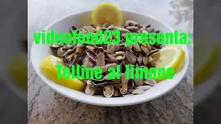 Telline al limone - Ricetta facile e veloce
