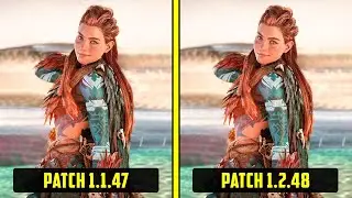 Horizon Forbidden West PC - Patch 1.2 VS 1.1 Performance Comparison