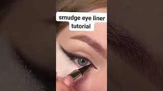 smudge eye liner tutorial#winged liner,smudged eyeliner,smokey liner,smokey winged liner,eye makeup,
