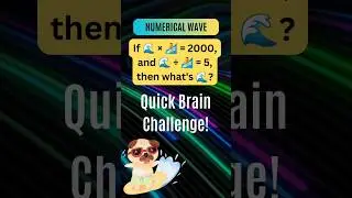 Numerical Wave #shorts #quiz #mathquiz #quickbrain #quickbrainchallenge #fun #surfing