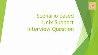 Scenario based unix support interview question & answer | Unix application support issue