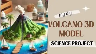 Volcano Project| Making Volcano Project| Volcano Working Model | Easy Science Project#scienceproject