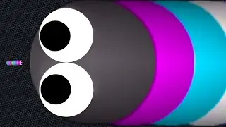Slither.io A.I. 001 Strong Bad Snake Skin Hacked? vs. Giant Snake Epic Slitherio Gameplay!