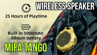 5000mAh, IPX7 Waterproof, Bluetooth 5 3, Flashlight Function - Mifa Tango