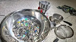 Pulverizing PCB Components for Gold Recovery