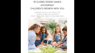 Jocuri de societate board games strategie adulti copii 16 in 1 mideer