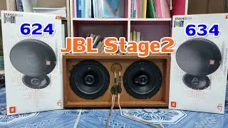 Car Audio : รีวิวลำโพง Speaker comparison JBL Stage2 624 vs JBL Stage2 634