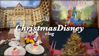 【Disney vlog】パークインしなくてもクリスマスディズニーを感じた1日🎄🎀