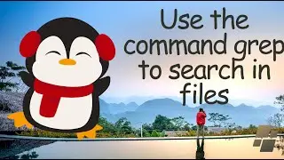 Using the command grep to find specific words in many files.
