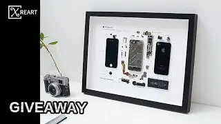 Best Geek Gift Idea! Xreart iPhone Teardown Framed Artwork Giveaway