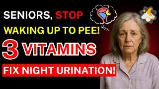 SENIORS, Just 3 Small Vitamins to STOP Frequent Urination at Night! (Nocturia Causes)