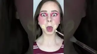 Can I Have a Peppermint?🥹 #christmasmakeuplook #sfxmakeup #creativemakeup #candycane