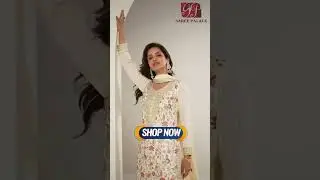 Embroidered Silk Palazzo Salwar Kameez | (329538) #sareespalace #onlineshopping