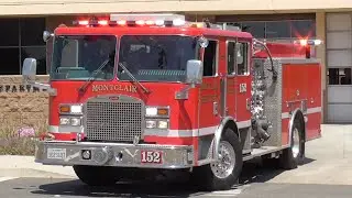 Montclair Fire Dept. Medic Engine 152 (Reserve) Responding