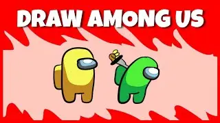 How To Draw Among Us Imposter Killing #4 - Drawing Easy Step by Step  - Top Cartoon Characters