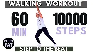 10000 Steps Indoor Walking Workout 60 min Dance Workout! Zumba Dance Workout BURN FAT