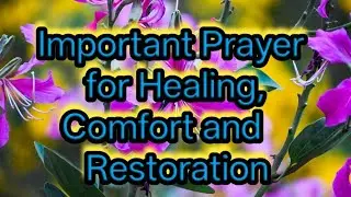 Prayer for Healing, Comfort & Restoration | God Will Restore Your Strength