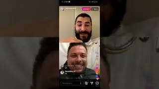 Ronaldo (R9) en appelle avec karim benzema sur insta