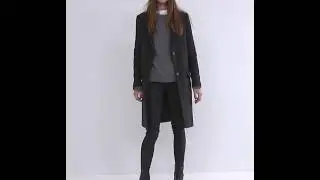 ASOS Wool Blend Slim Coat With Pocket Detail