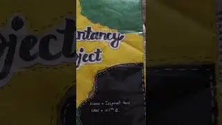 Accountancy Project on Ratio Analysis of Infosys for class 12#shorts #shortsvideo #diy #art  #craft