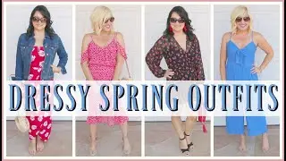 How to Style Dressy Spring Outfits for Women Over 40 | Dress Spring Outfit Ideas for Mature Women