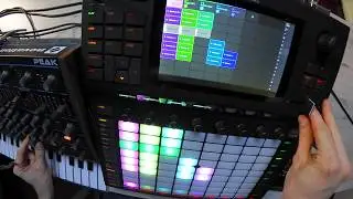 Akai force with live guitar samples