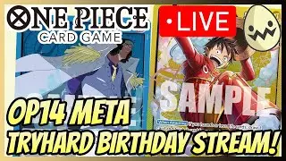 One Piece Card Game: Birthday Stream! ST29 Luffy and Kuzan Testing!