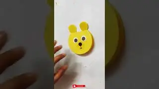 DIY Bear Card Idea for Children's Day | Craft for kids | #kidscraft #shorts