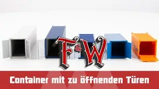 F&W112: Container mit zu öffnenden Türen