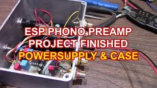 ESP phono preamp power supply and case - project complete